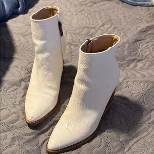 Chic White Ankle Booties